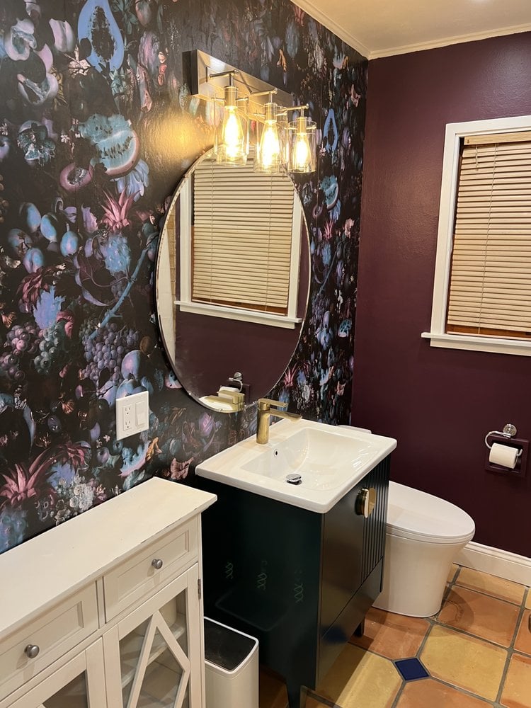 Modern bathroom renovation